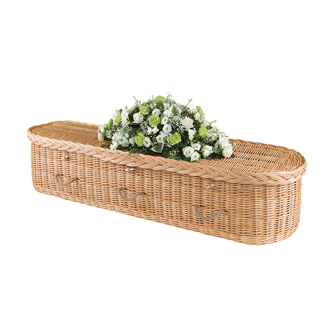 The Curved Wicker Coffin